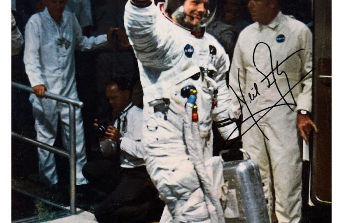 Apollo VII Signed Life Magazine “Leaving For The Moon”
