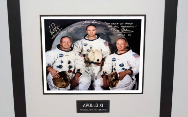 Apollo XI Signed 16×20 Photograph