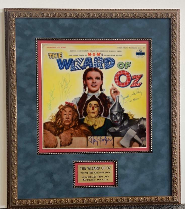 Wizard of OZ Original Vintage Three Sheet Movie Poster Garland
