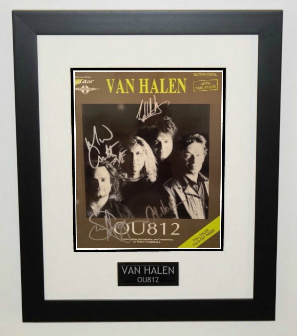 Van Halen, Sammy Hagar, Alex, and Eddie Van Halen, Michael 