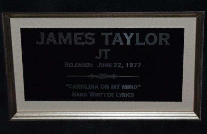 James Taylor – Carolina On My Mind