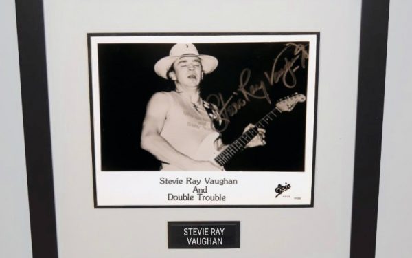 #1 Stevie Ray Vaughan Signed 8×10 Photograph