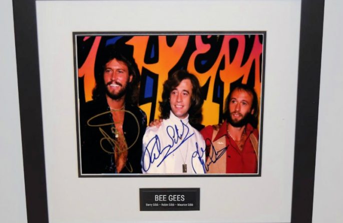 #2 Bee Gees Signed 8×10 Photograph