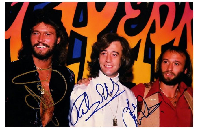 #2 Bee Gees Signed 8×10 Photograph