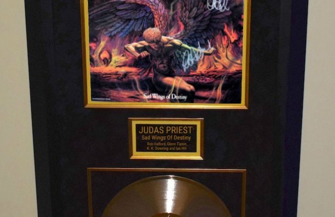 Judas Priest 'Sad Wings Of Destiny' 4x4 Ft Fabric Banner / Tapestry – Polyester Flag (Reproduction)