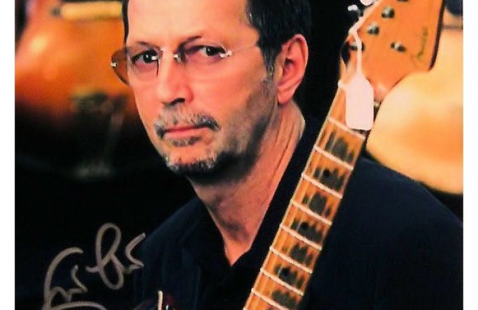 #1-Eric Clapton SIgned 8×10 Photograph