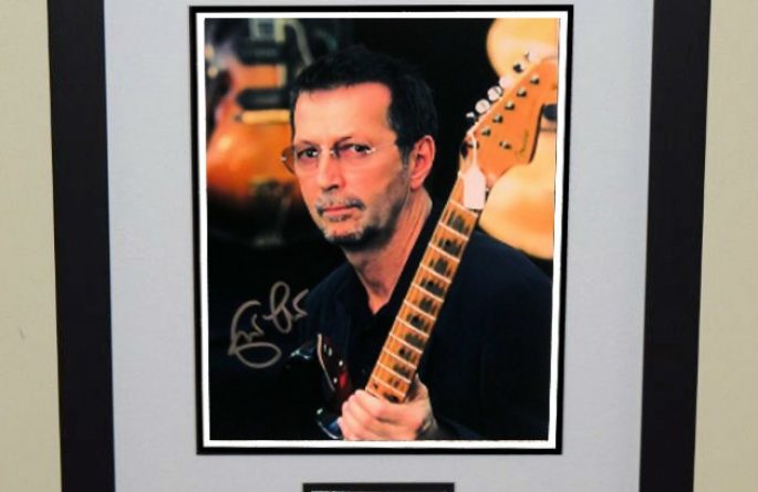 #1-Eric Clapton SIgned 8×10 Photograph