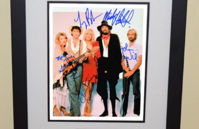 #4- Fleetwood Mac 8×10 Signed Photograph