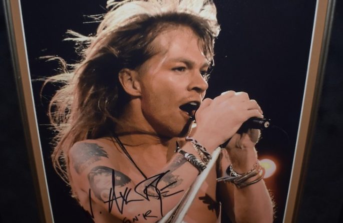 Axl Rose 11×14 Signed Photograph