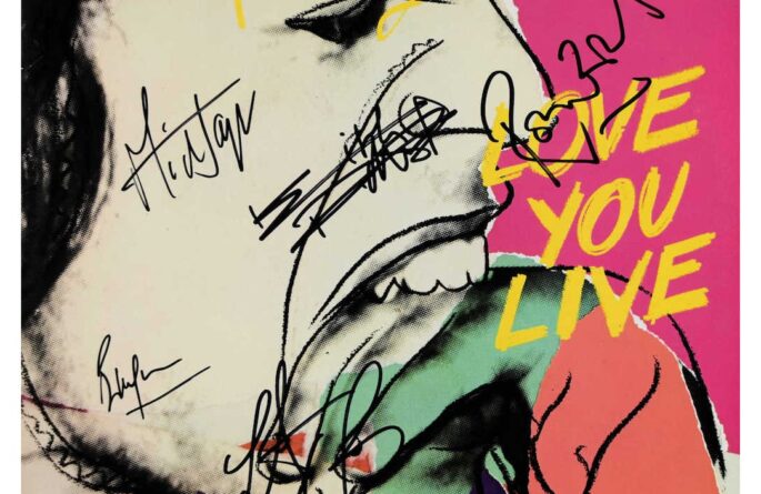 #2-Rolling Stones - Love You Live, Andy Warhol, Mick JaggerROCK STAR ...