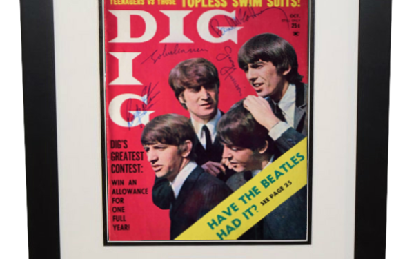 #2-Beatles Signed Dig Magazine