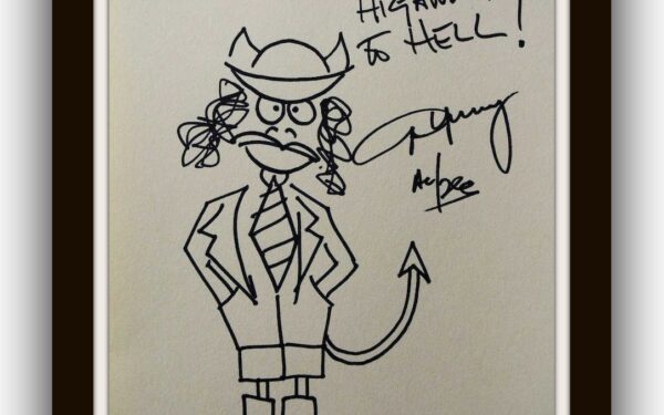 AC/DC – Angus Young Sketch “Highway To Hell”