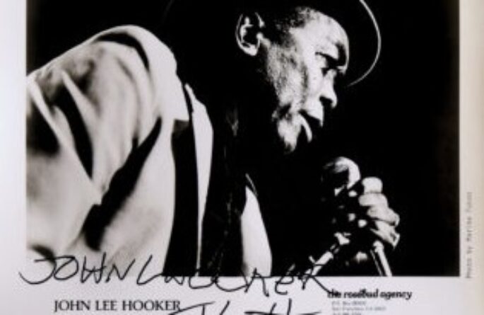 #2 John Lee Hooker Signed 8×10 Photograph