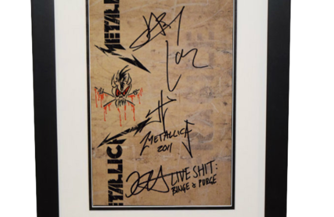 Metallica Signed Shit Live Binge & Purge Program