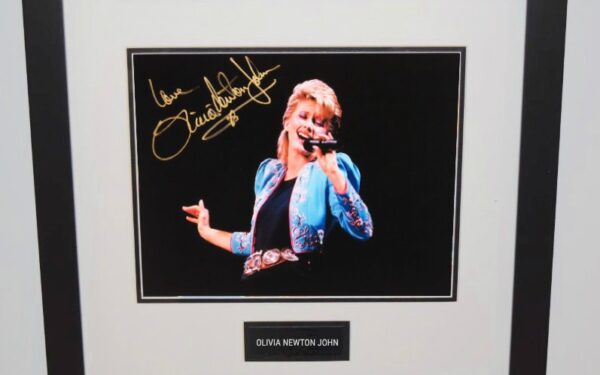 Olivia Newton John Signed Color Photograph