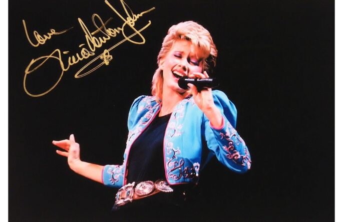 Olivia Newton John Signed Color Photograph