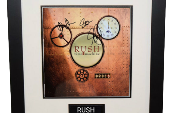 Rush Signed 2010 Time Machine Tour Book