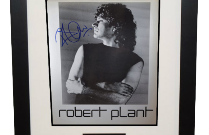 #3-Robert Plant Signed 8×10 Photo