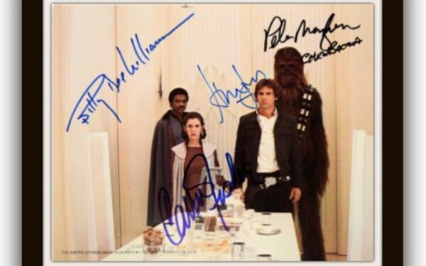 Star Wars Signed 8×10 Color Photograph