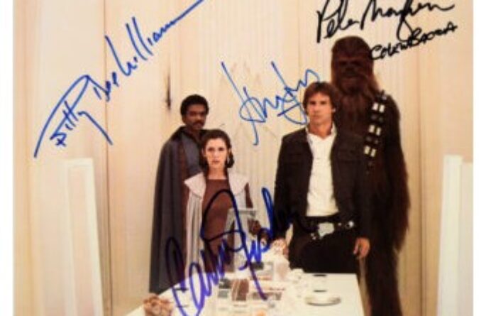 Star Wars Signed 8×10 Color Photograph