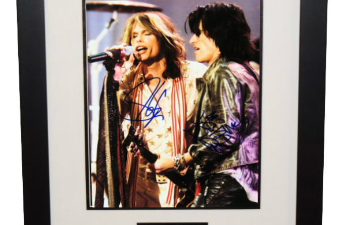#6-Aerosmith-Steven Tyler & Joe Perry Signed 8×10 Photograph