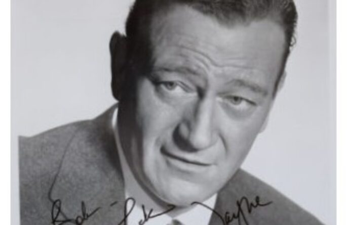 #1-John Wayne Signed 8×10 Photograph
