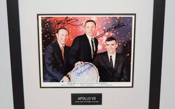 Apollo VII Signed Photograph