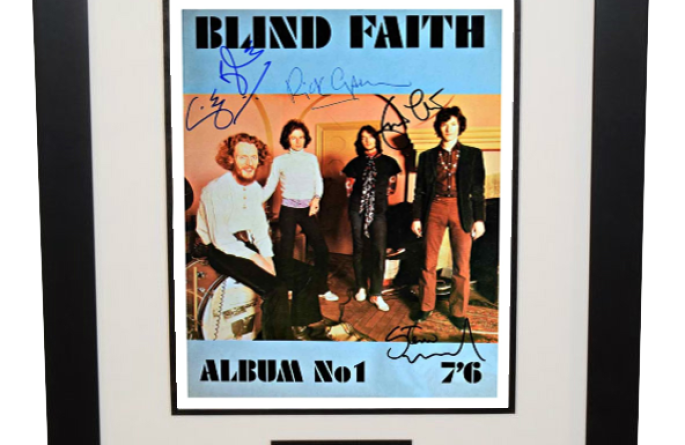 Blind Faith Signed Music Book