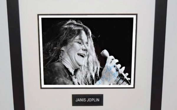 Janis Joplin 9×7 Signed Photograph