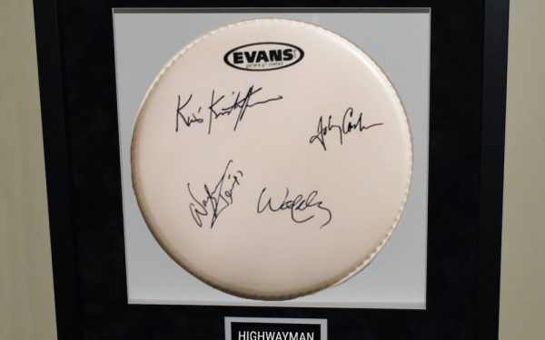 Highwayman – Signed Drum Head