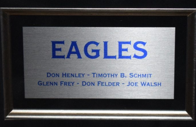 Eagles Signed Drum Head