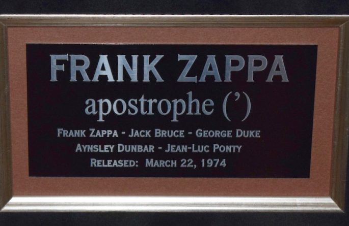 Frank Zappa – Apostrophe