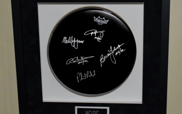 AC/DC – Signed Remo Drum Head