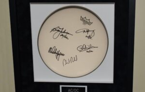 AC/DC – Signed Remo Drum Head