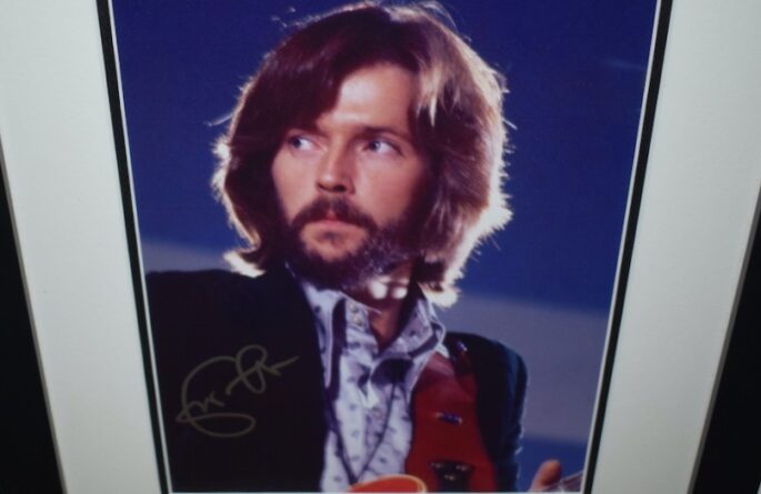 #3-Eric Clapton Signed 8×10 Photograph