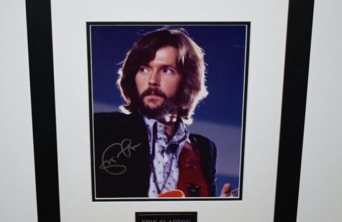 #3-Eric Clapton Signed 8×10 Photograph