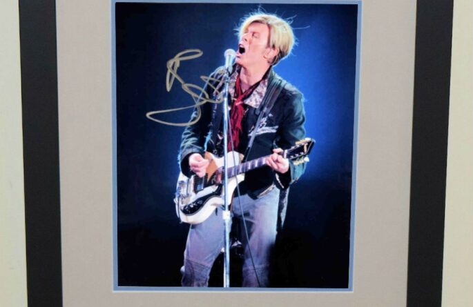 #4-David Bowie Signed 8×10 Photograph