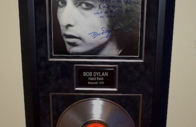 Bob Dylan – Hard Rain with Hand Written Lyrics