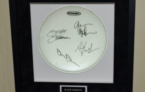 Black Sabbath – Signed Drum Head