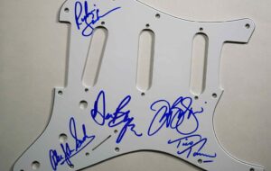 Bon Jovi – Signed Pick Guard