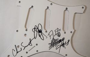 Red Hot Chili Peppers – Signed Pick Guard