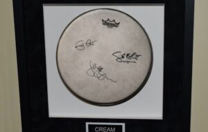 Cream – Signed Drum Head