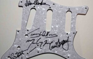 Dire Straits – Signed Pick Guard