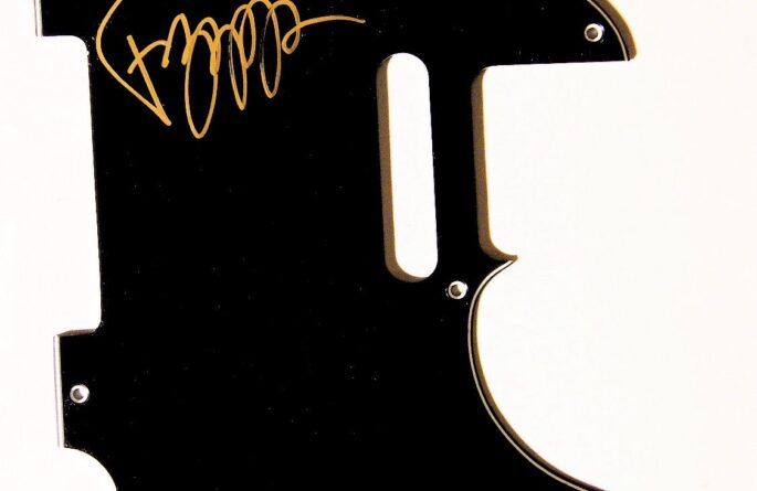 Frank Zappa – Signed Pick Guard