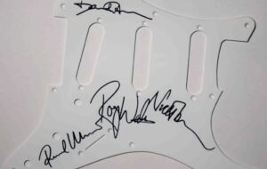 Pink Floyd – Signed Pick Guard