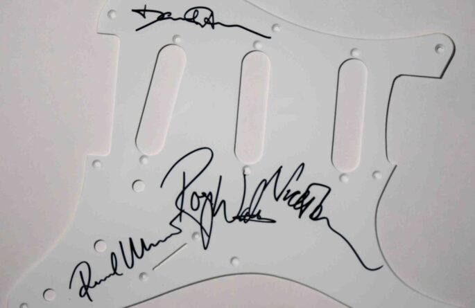 Pink Floyd – Signed Pick Guard