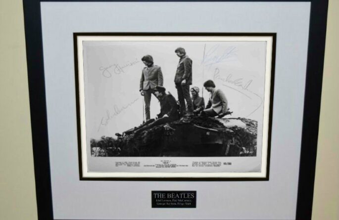 #2-Beatles Signed 8×10 Photograph