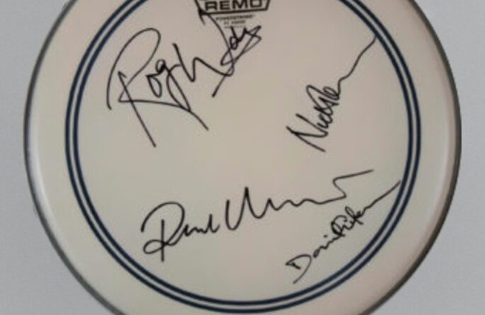 Pink Floyd – Signed Drum Head