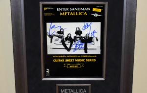 Signed Sheet Music and Lyrics