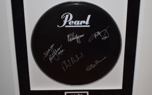 AC/DC – Signed Pearl Drum Head
